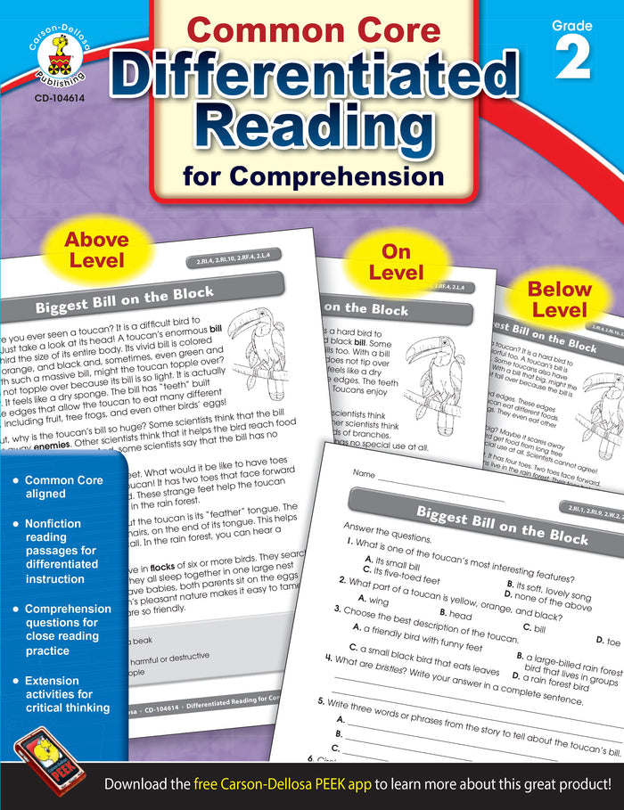 Differentiated Reading for Comprehension Grade 2 (ebook)
