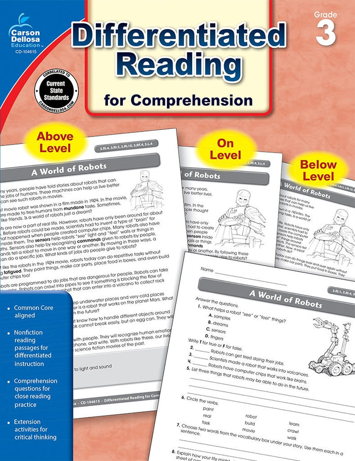 Differentiated Reading for Comprehension Grade 3 (ebook)