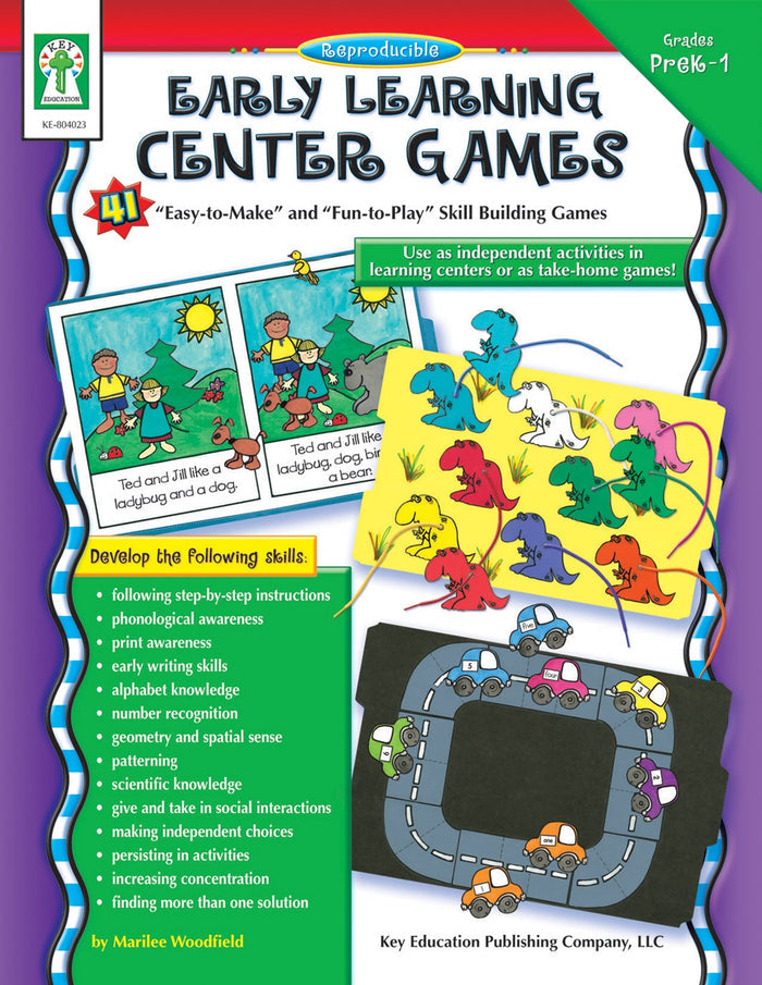 Early Learning Center Games Ebook