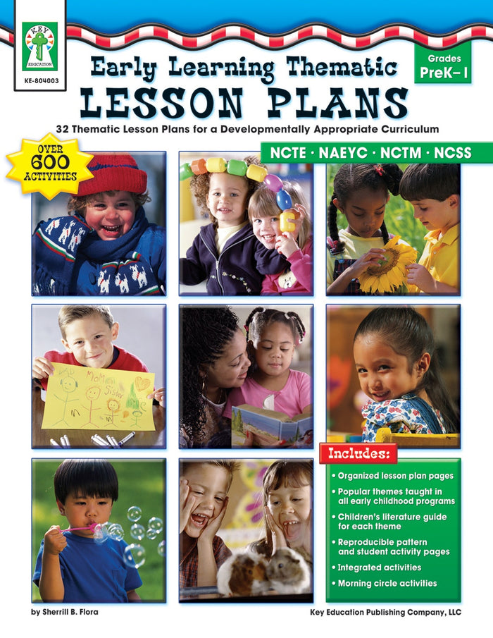 Early Learning Thematic Lesson Plans Ebook