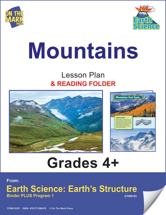 Earth Science Gr. 4+ - Mountains (e-lesson plan) Ebook