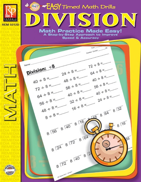 Easy Timed Math Drills: Division Ebook