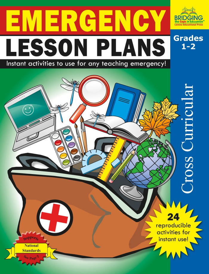 Emergency Lesson Plans - Grades 1-2 Ebook