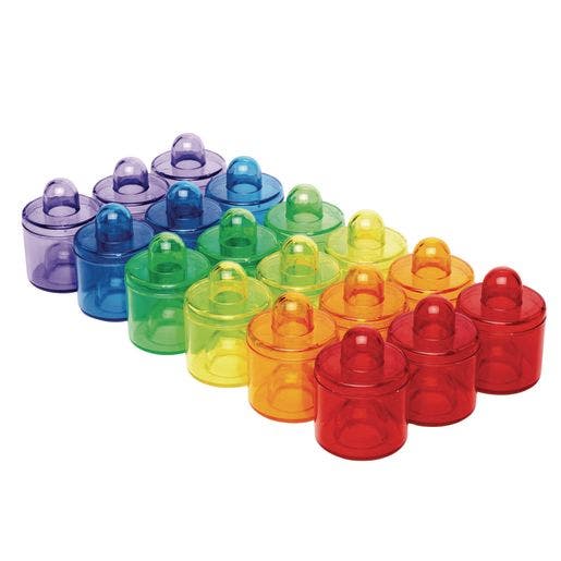 Environments Translucent Stacking Pegs 18 Pcs
