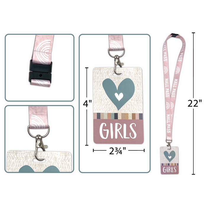 Everyone is Welcome Hall Pass Lanyards