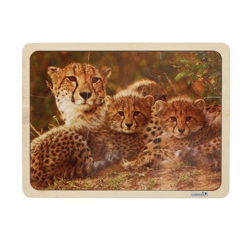 Excellerations Animal Families Around World Puzzles & Poster