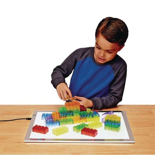 Excellerations Translucent Building Bricks 206 pieces
