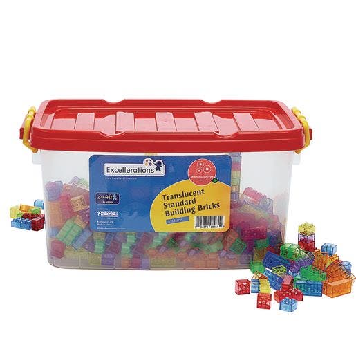 Excellerations Translucent Standard Bricks 810 Pcs