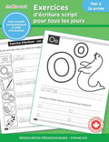 Exercices dÆecriture script pour to les jours mat A 2e annee