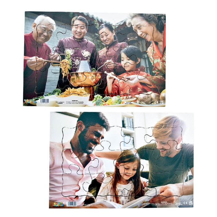Family Outings Set of 10 Wooden Puzzles