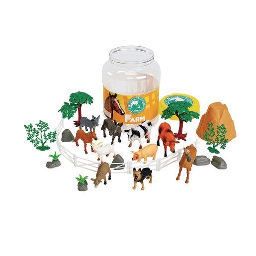 Farm Animal Bucket Set Of 31 Pieces