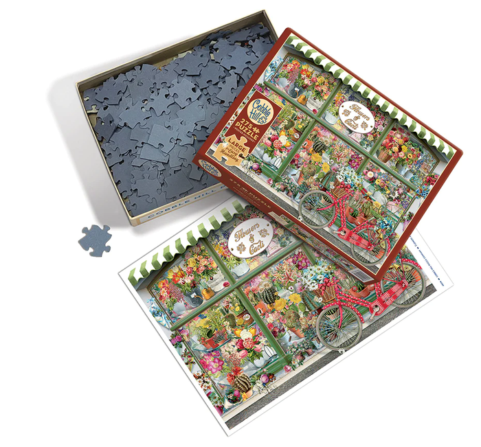 Flowers and Cacti Shop 275 pc Large Piece Puzzle