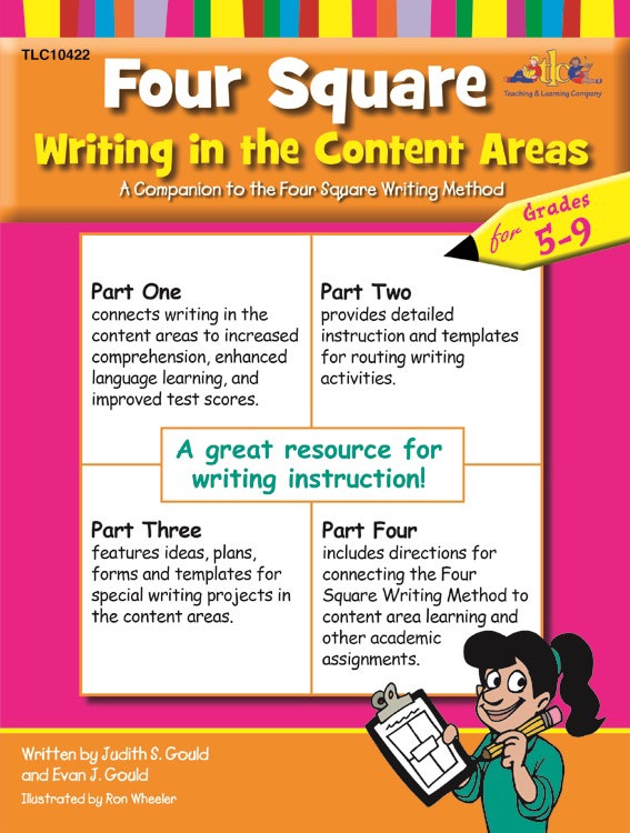 Four Square: Writing in the Content Areas for Grades 5-9 D2928