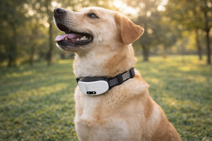 FurBuz Rechargeable Anti-Bark Collar — contextual shot