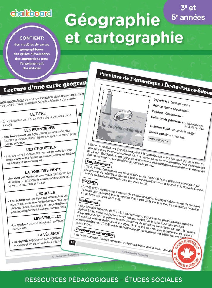 Geographie Et Cartographie 3-5 Ebook