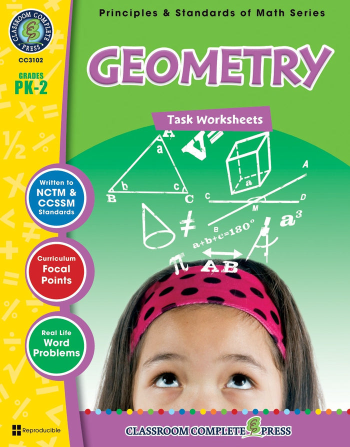 Geometry - Task Sheets Gr. PK-2 Ebook