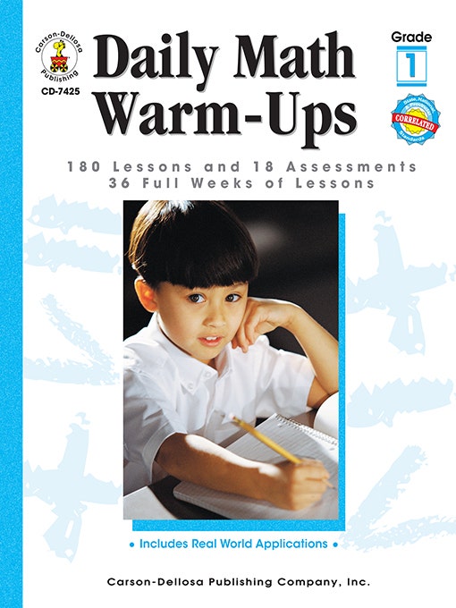 Gr 1 Daily Math Warm-Ups Ebook
