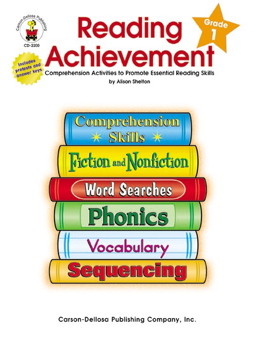 Gr 1 Reading Achievement Ebook