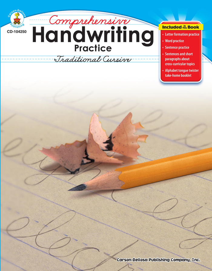 Gr 2-5 Comprehensive Handwriting Practice Ebook