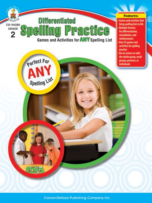 Gr 2 Differentiated Spelling Practice Ebook