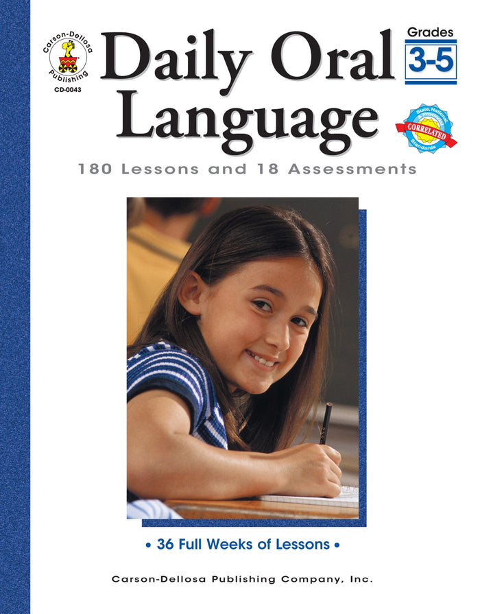 Gr 3-5 Daily Oral Language: Gr 3-5e Book Ebook