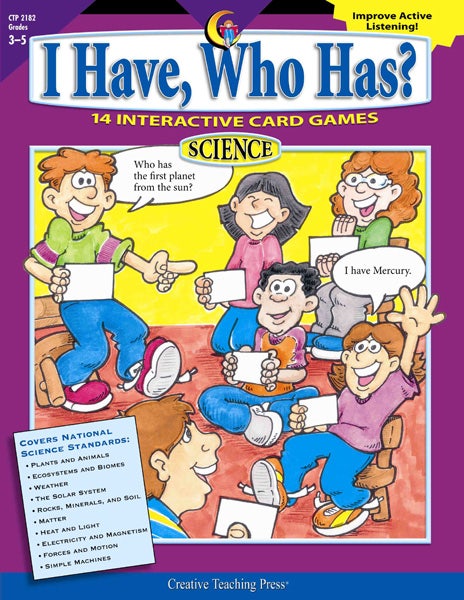 Gr 3-5 I Have Who Has Science Series Ebook