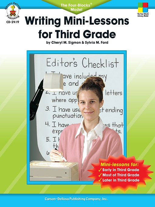 Gr 3 Writing Mini-Lessons for Third Grade Ebook