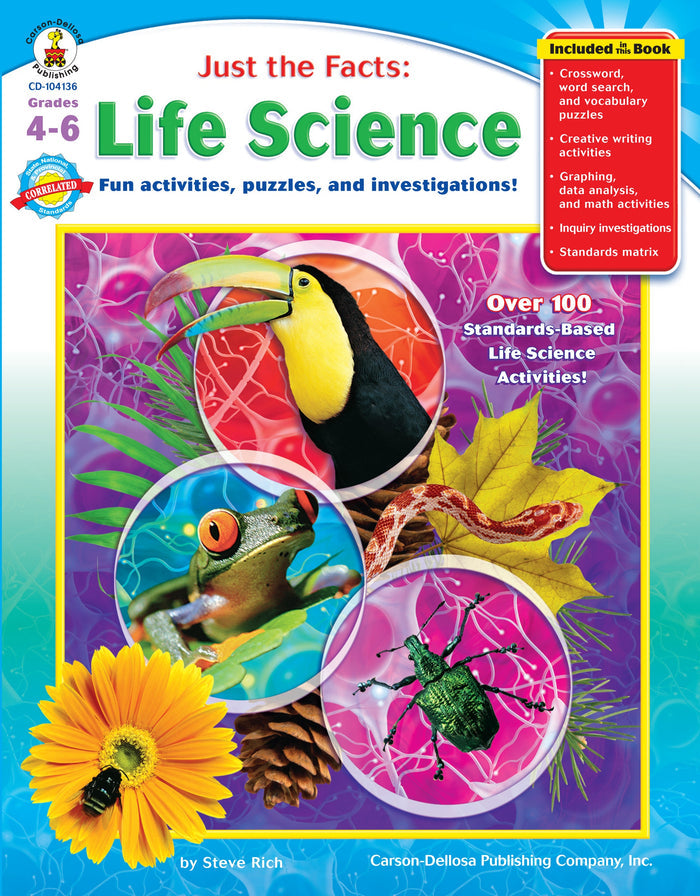 Gr 4-6 Just the Facts: Life Science Ebook