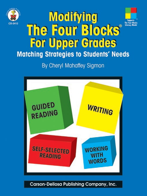 Gr 4-6 Modifying the Four-Blocks for Upper Grades Ebook