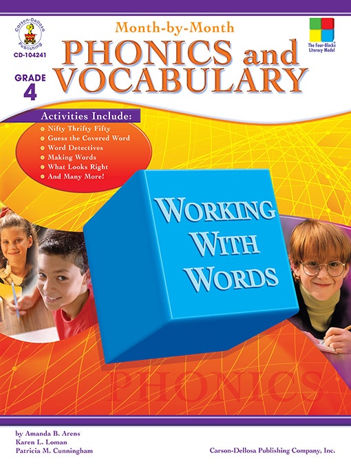 Gr 4 Month-by-Month Phonics and Vocabulary Ebook
