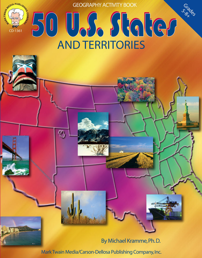 Gr 5-8 50 U.S States and Territories Ebook