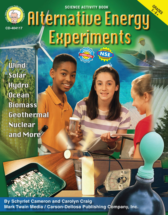Gr 5-8 Alternative Energy Experiments Ebook