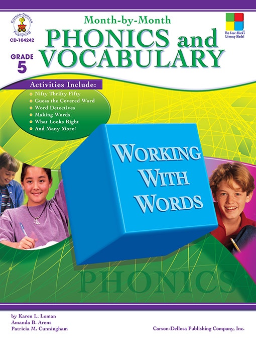Gr 5 Month-by-Month Phonics and Vocabulary Ebook