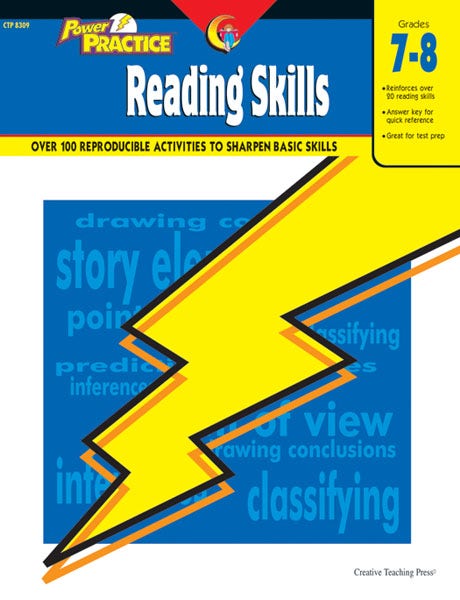 Gr 7-8 Reading Skills Power Practice Series Ebook