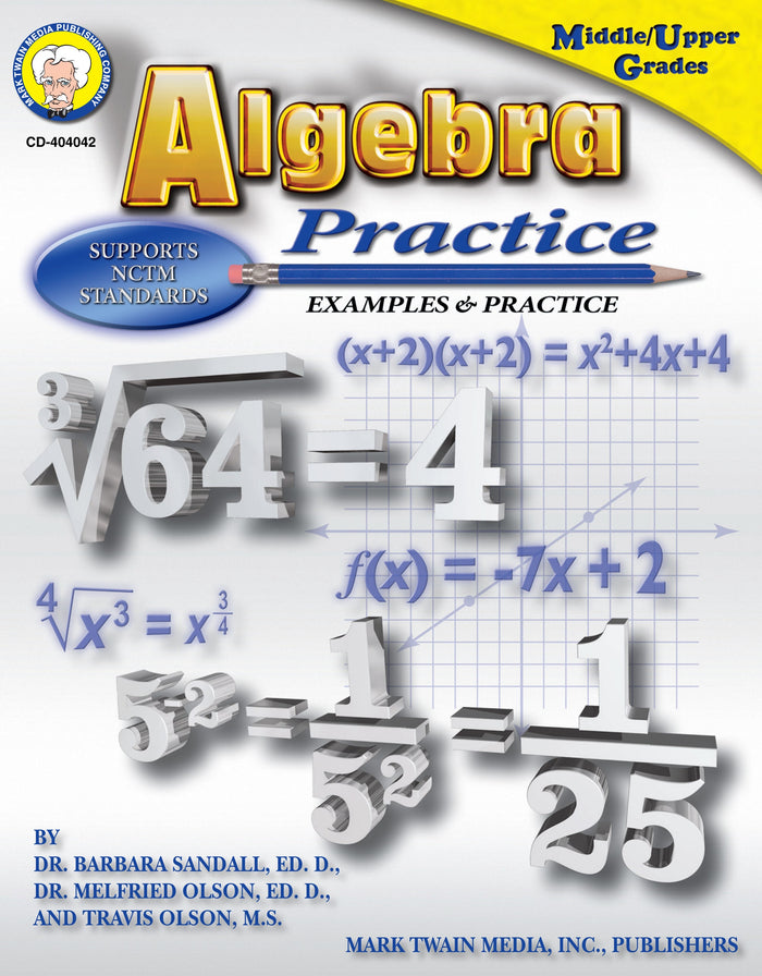 Gr 7 Algebra Practice Book Ebook