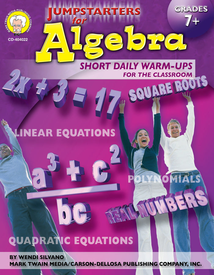 Gr 7 Jumpstarters for Algebra Ebook