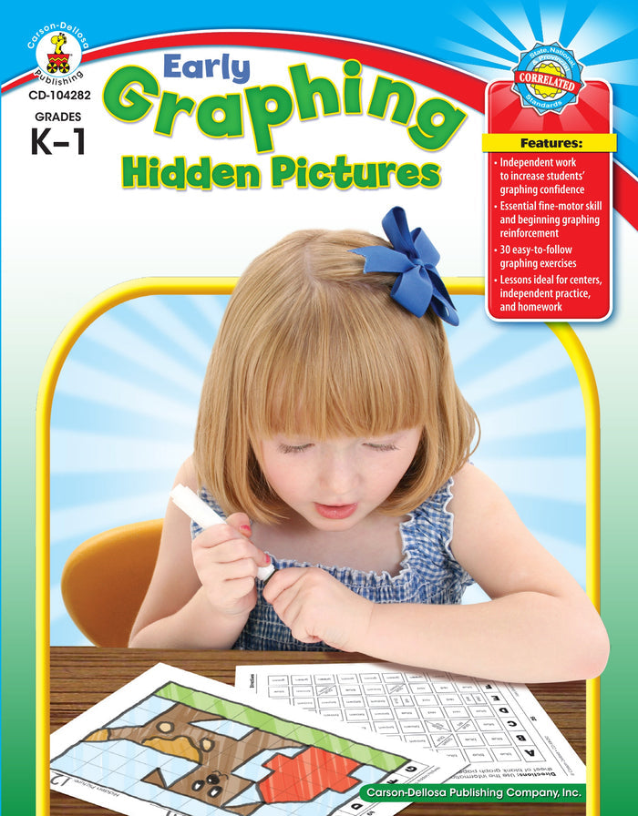 Gr K-1 Early Graphing Hidden Pictures Ebook