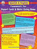 Gr K-5 Spanish & English Comments for Report Cards & Notes G
