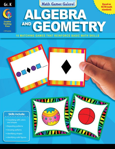Gr K Algebra And Geometry - Math Games Galore Ebook