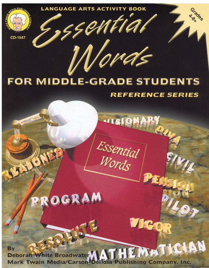 Gr4-8 Essential Words for Middle-Grade Students Ebook