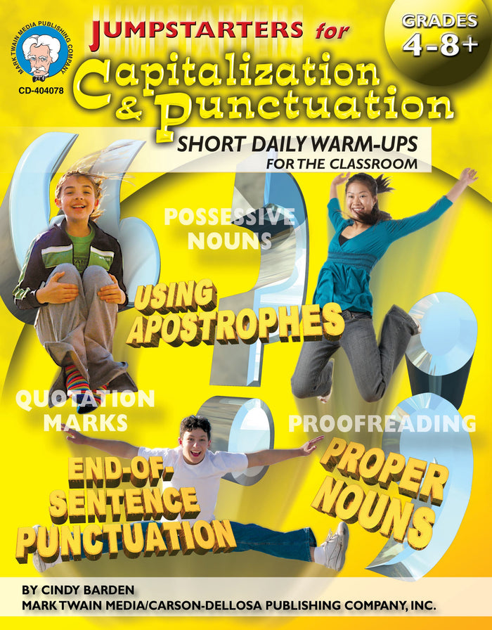 Gr4-8 Jumpstarters for Capitalization & Punctuation Ebook