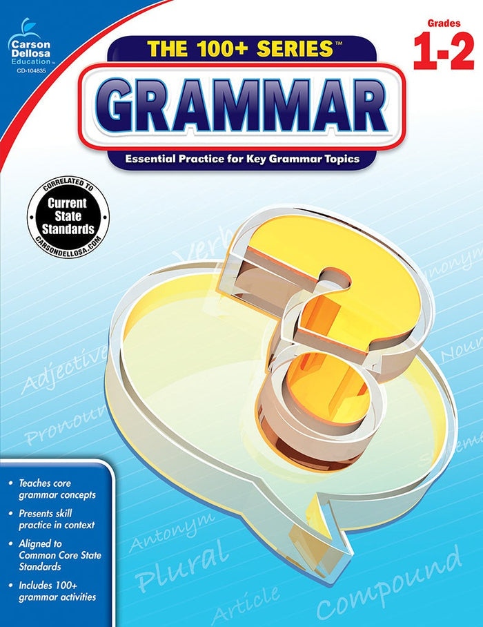 Grammar Grades 1-2 Ebook The 100+ Series