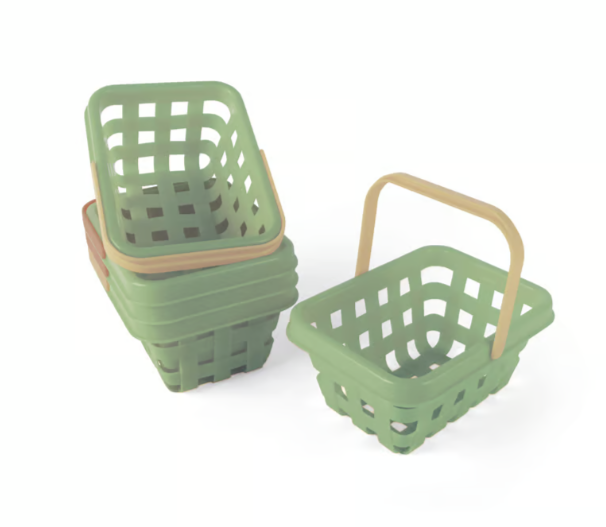 Green Garden Basket Set 5 pc