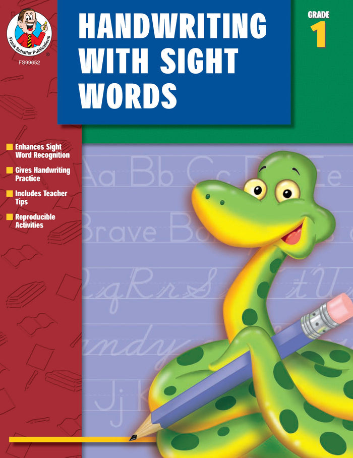 Handwriting with Sight Words (Grade 1) Ebook
