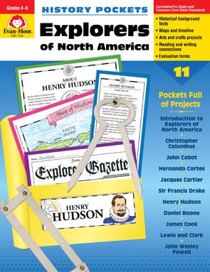 History Pockets Explorers of North America Ebook