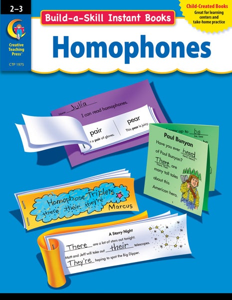 Homophones Build A Skill Ebook
