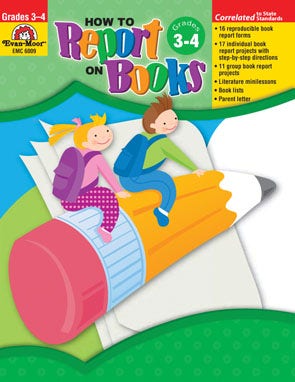 How to Report on Books Grades 3-4 Ebook