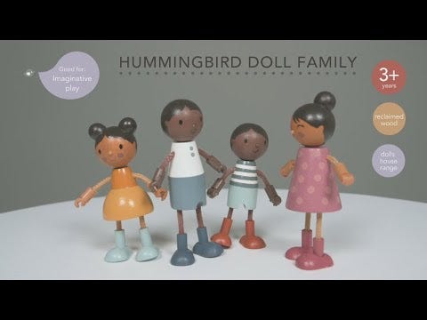 Humming Bird Doll Family