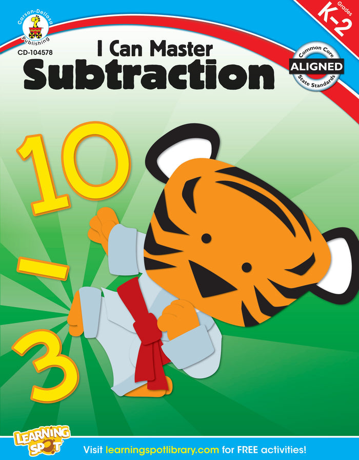 I Can Master Subtraction Ebook
