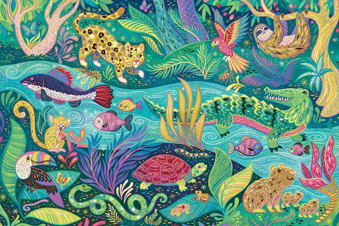 In the Rainforest 35 pc Floor Puzzle